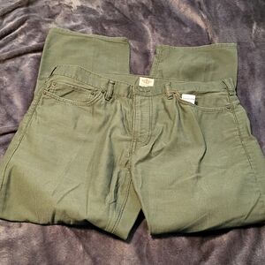🩷 3/$15 DOCKERS MEN'S PANTS ARMY GREEN 34X29 EUC